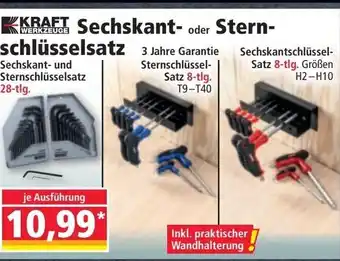 Norma Sechskant- oder stern- sternschlüsselsatz Angebot