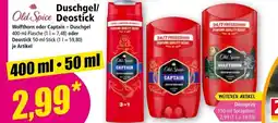 Norma Duschgel/ old spice deostick Angebot