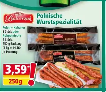 Norma Rohpolnische wurstspezialität Angebot