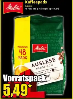 Norma Kaffeepads Angebot