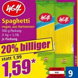 Norma Spaghetti Angebot