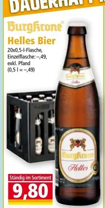 Norma Burgkrone helles bier Angebot