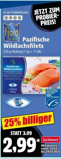 Norma Pazifische wildlachsfilets Angebot