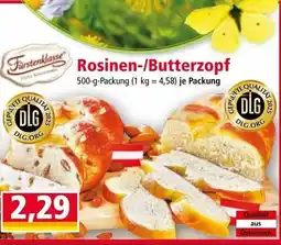 Norma Rosinen-/butterzopf Angebot