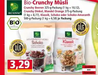 Norma Bio-crunchy müsli Angebot