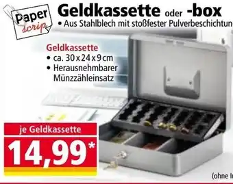 Norma Geldkassette oder -box Angebot