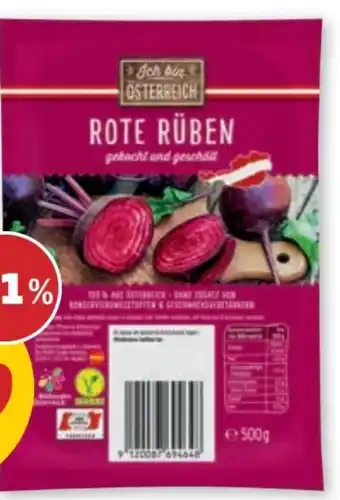 PENNY Ich bin Österreich Rote Rüben Angebot