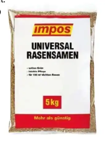 Lagerhaus Impos Rasensamen Universal Angebot