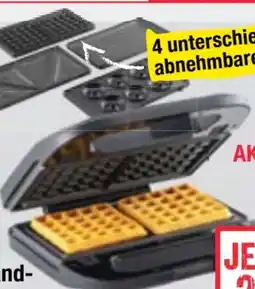 Maximarkt Simpex Basic Waffel-Sandwichtoaster 4-in-1 Angebot