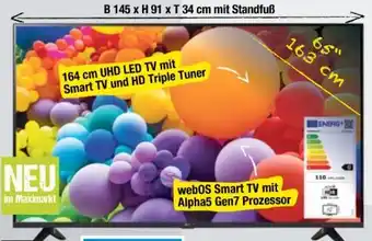 Maximarkt LG LED-TV 65UT73006LA UHD Angebot