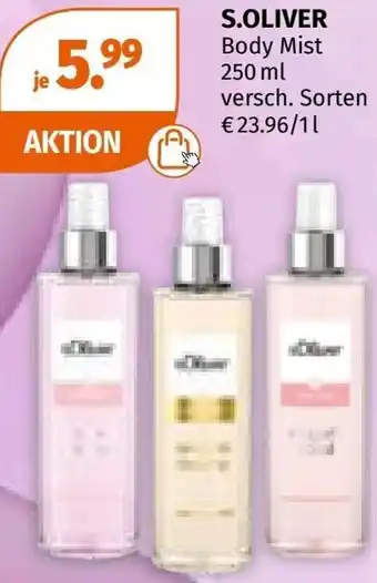 Müller Body Mist Angebot