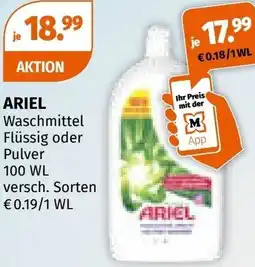 Müller Waschmittel Flüssig oder Pulver Angebot