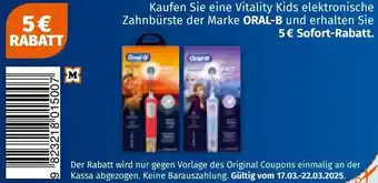 Müller Kaufen sie eine vitality kids elektronische zahnbürste der marke Angebot