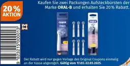 Müller Kaufen Sie zwei Packungen Aufsteckbürsten der Marke Angebot