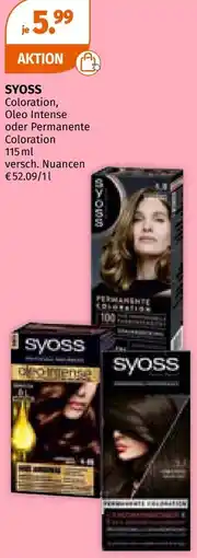 Müller Coloration, Oleo Intense oder Permanente Coloration Angebot