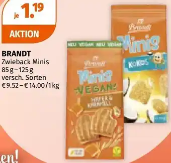 Müller Zwieback Minis Angebot