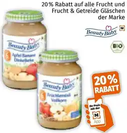 Müller auf alle Frucht und Frucht & Getreide Gläschen der Marke Angebot