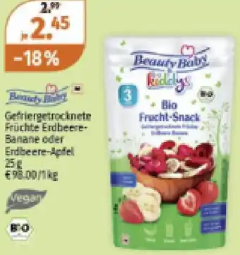 Müller Gefriergetrocknete Früchte Erdbeere- Banane oder Erdbeere-Apfel Angebot