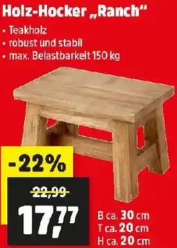 Thomas Philipps Holz-Hocker Ranch Angebot