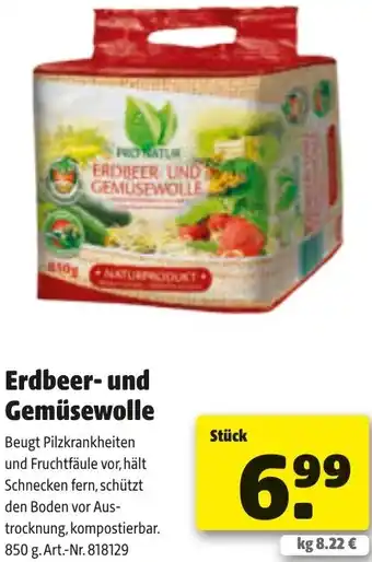 Liebmarkt Erdbeer- und Gemüsewolle Angebot