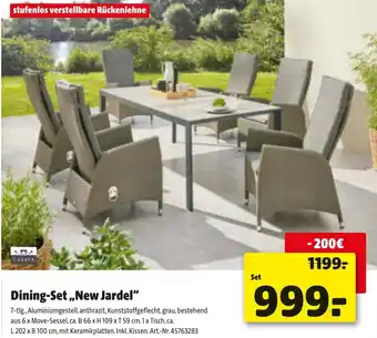 Liebmarkt Dining-Set New Jardel Angebot