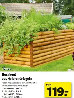 Liebmarkt Hochbeet aus Halbrundriegeln Angebot