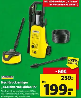 Liebmarkt Hochdruckreiniger K4 Universal Edition T5 Angebot