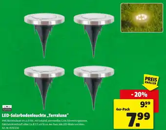 Liebmarkt LED-Solarbodenleuchte Terraluna Angebot