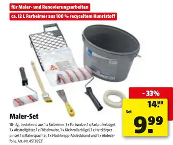 Liebmarkt Maler-Set Angebot