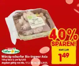 Interspar Würzig-scharfer Bio-Ingwer Asia Angebot