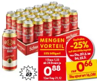 Interspar chwechater Bier Angebot