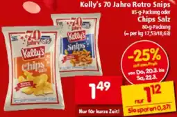 Interspar 70 Jahre Retro Snips oder Chips Salz Angebot