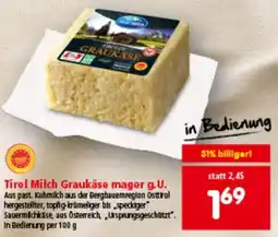 Interspar Milch Graukäse mager g.U. Angebot