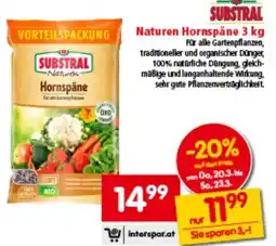 Interspar Naturen Hornspäne Angebot