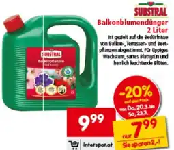 Interspar Balkonblumendünger Angebot