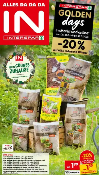 Interspar Auf alle erden und dünger Angebot