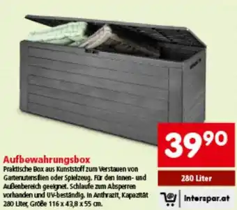 Interspar Aufbewahrungsbox Angebot