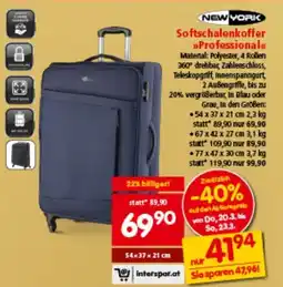 Interspar Softschalenkoffer professional Angebot