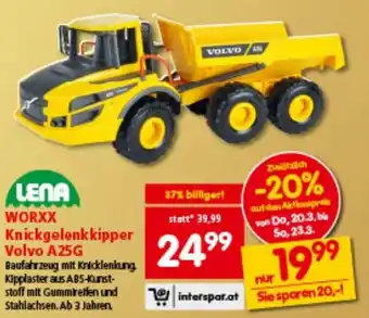 Interspar Knickgelenkkipper Volvo A25G Angebot