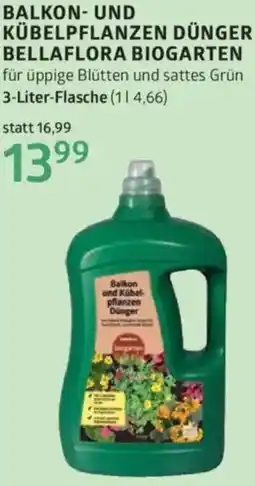 Bellaflora Balkon- und kübelpflanzen dünger bellaflora biogarten Angebot