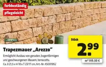 Hagebau Trapezmauer Arezzo Angebot