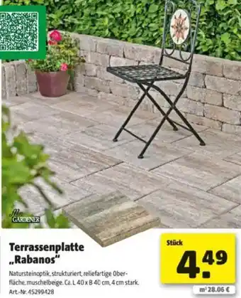 Hagebau Terrassenplatte Rabanos Angebot