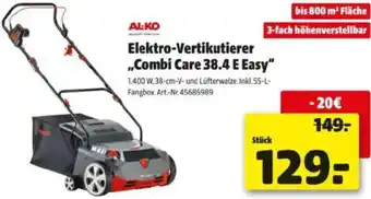 Hagebau Elektro-Vertikutierer Combi Care 38.4 E Easy Angebot