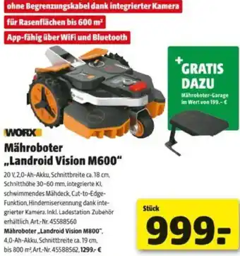 Hagebau Mähroboter Landroid Vision Angebot