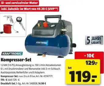 Hagebau Kompressor-Set Angebot