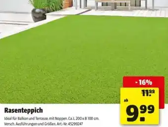 Hagebau Rasenteppich Angebot