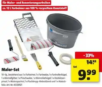 Hagebau Maler-Set Angebot