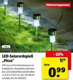 Hagebau LED-Solarerdspieß Picco Angebot