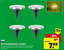 Hagebau LED-Solarbodenleuchte Terraluna Angebot