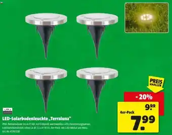 Hagebau LED-Solarbodenleuchte Terraluna Angebot